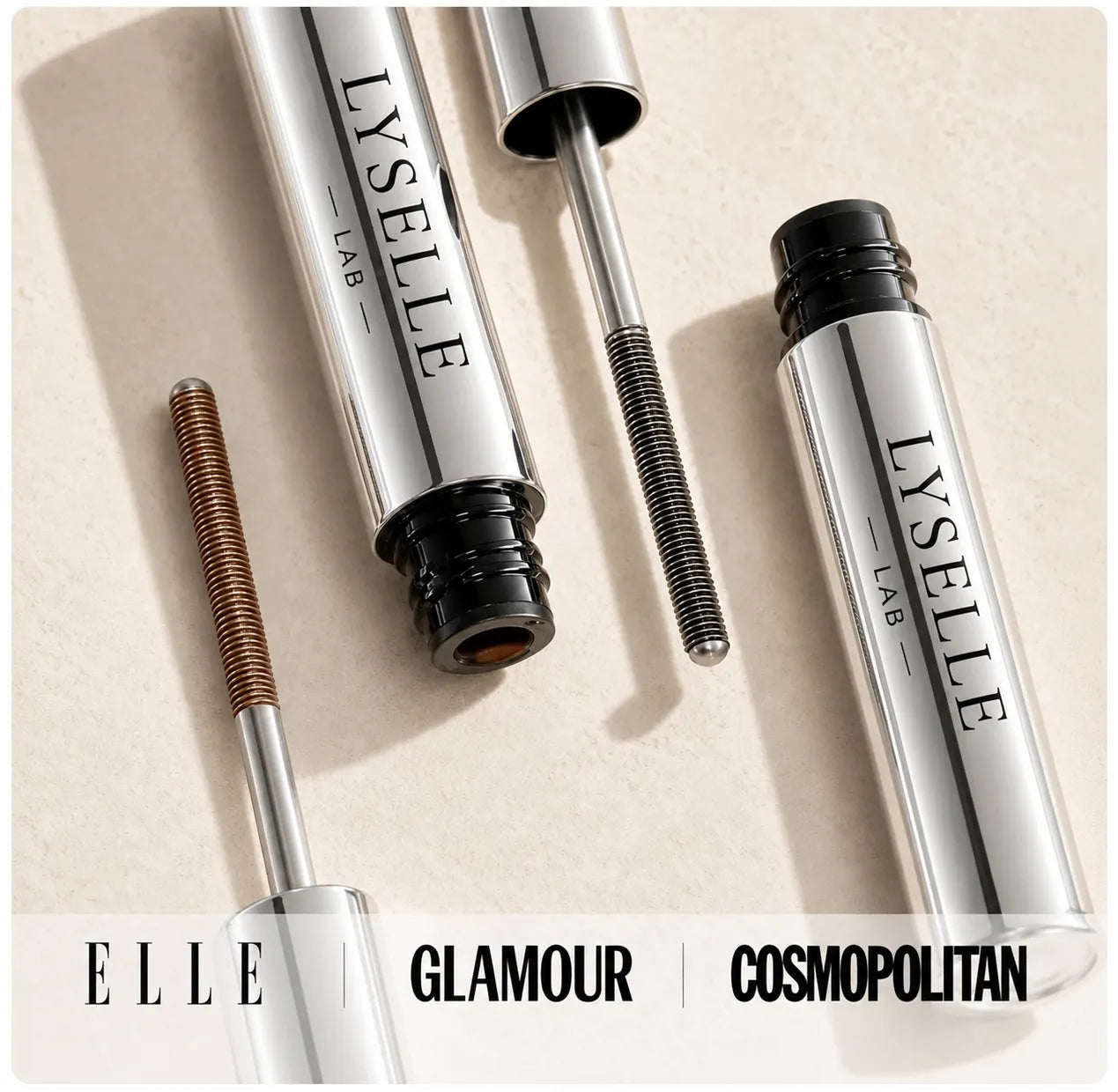 Lyselle — Le Mascara Métal conçu pour les cils matures