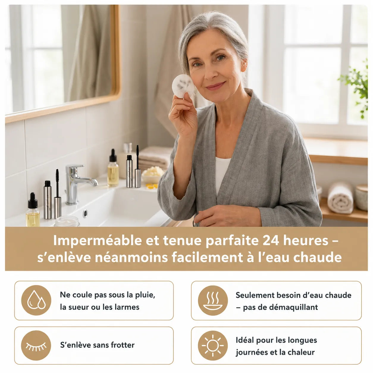 Lyselle — Le Mascara Métal conçu pour les cils matures